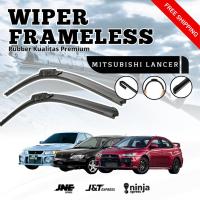 ราคา 1 ชุด Mitsubishi Lancer Evo 3/4 / Evolution / Cedia Car Wiper Frameless Soft รุ่นซ้ายและขวา (45409100286)