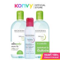 ราคา [แพ็คคู่] Bioderma Sebium H2O 500ml [Free! H2O Eye 125ml]. (21089840395)