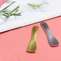 ราคา WMES1IA ช้อนเครื่องสําอางขนาดเล็กนํากลับมาใช้ใหม่ได้โลหะทองช้อนนวด Silver Eye Cream Stick ไม้พายแต่งหน้า (48906594009)