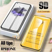 ราคา กระจกนิรภัย 9D Full Cover Screen Protector สําหรับ IPhone ทุกรุ่น (45158482247)