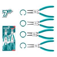 ราคา Total คีมหนีบ-ถ่าง 4 ตัวชุด ขนาด 7 นิ้ว รุ่น THT114041 ( Circlip Plier) - คีมหนีบแหวน คีมถ่างแหวน (19538320945)