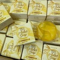 ราคา 20 ก้อน สบู่ ริช โกลด์ สิว ฝ้า ริ้วรอย ออร่า คอลลาเจน น้ำผึ้ง สบู่ใส rich gold aura soap 50 g face care (28718961557)