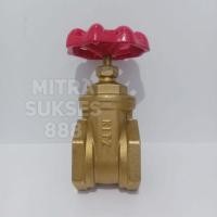 ราคา 1 INCH BRASS GATE VALVE 1" BRASS STOP VALVE ราคา 1 (28261900918)