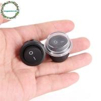 ราคา YUNSTORE 1 PC 2-PIN ON-OFF SPST Round Dot Car Auto Roer Toggle Switch + ฝาครอบกันน้ํา TH (45157624501)