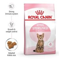 ราคา Royal Canin Kitten Sterilised 2kg อาหารเม็ดสำหรับลูกแมวหลังทำหมัน อายุ 6-12 เดือน (25400895857)