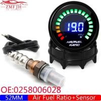 ราคา Custom 2" 52mm Air Fuel Ratio AFR Gauge Narrowband Sensor 4-Wrie Narrowband Oxygen O2 Sensor 234-42 (40077754740)