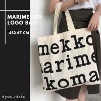 ราคา Marimekko logo tote black (136790082)