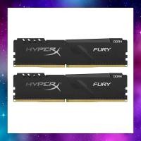ราคา 32GB (16GBx2) DDR4 2400MHz RAM (หน่วยความจำ) KINGSTON HyperX FURY (HX424C15FB3K2/32) ใช้งานปกติ ประกันLT (17306656137)