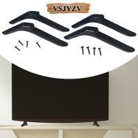 ราคา [vsjyzv] 2x ขาตั้งฐานทีวีฐานทีวีแท่นฟุตโทรทัศน์แบบพกพาฐานโต๊ะด้านบนขาทีวี (56359020302)