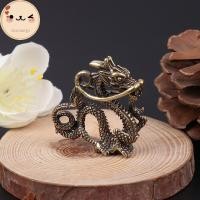 ราคา Chee 1 PC ทองเหลืองโบราณเครื่องประดับจีนตํานานสัตว์มังกรรูปปั้นทองแดงตัวเลข Miniatures ทองเหลืองบริสุทธิ์มังกรประติมากรรม EN (44806645946)