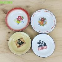 ราคา อินสโตร์ จานเคลือบกลม,จานเคลือบเหล็กเคลือบสมัยเก่า,ทนทานรูปแบบคิดถึงถาดเก็บอาหารสไตล์จีนผลไม้ (52806515346)