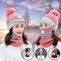 ราคา หมวกกันหนาว หมวกไหมพรมพร้อมปลอกคอ และแมสไหมพรม UNISEX ดำเทา,ชมพูเทา,น้ำตาลครีม,แดงเขียว ฟรีไซส์ (23819509448)