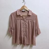 ราคา เสื้อชีฟองสีโอรส มือสอง (5034638214)