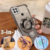 ราคา [3 in 1]เคสสําหรับOppo a15 OPPO a15s a35 เคสโทรศัพท์เคสกันกระแทกXXXA5 (25996336888)