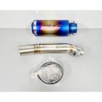 ราคา ท่อสลิปออน สลิปออน CB300R ขนาด 2 นิ้ว งานสแตนเลสแท้ พร้อมปลายท่อ SC Project กระป๋อง สีไทเท อุปกรณ์ครบ (25455372222)