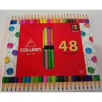 ราคา สีไม้คอลลีน#ดินสอสีไม้คอลลีน#สีคอลลีน 48 สี 24 แท่ง 787 (3328738311)