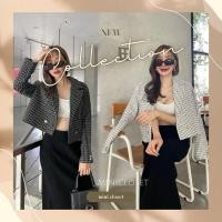 ราคา minicloset เสื้อคลุมผ้าทวีต ลายผ้าเล็ก (27708564205)