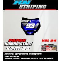 ราคา สติ๊กเกอร์เอกสารที่มากที่สุด START NUMBER PLATE KTM 85 KTM SIX DAY CRF KX 85 KX 250 YZ KLX BF SUPERMOTO ใหม่ใหม่ล่าสุด VIRAL RN VOL 04 (57109064788)