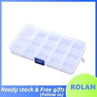 ราคา Rolan Rolan 10 กริดกล่องเก็บของโปร่งใสพลาสติกออแกไนเซอร์ปรับรายการคอนเทนเนอร์พร้อมฝาปิดล็อคภาชนะวางซ้อนกันได้สำหรับโฮมออฟฟิศห้องครัวตู้เสื้อผ้า (29944541154)