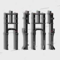ราคา 26 Inch Fat Bike Suspension Fork Best Budget Mountain Bike Fork with Rebound Adjustment (52255334635)