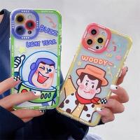 ราคา บัสไลท์เยียร์ ใช้สำหรับ iPhone 7 8 + Plus XS Max XR 11 12 13 Pro Max 13 12 Mini เคสใส Toy story Buzz lightyear (25601991941)