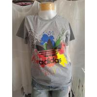 ราคา เสื้อยืดแขนสั้นสีเทาลาย adidas (25773763310)