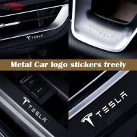 ราคา 4 ชิ้น Tesla โลหะโลโก้รถสติกเกอร์ที่สวยงามป้ายอุปกรณ์ตกแต่งรถยนต์สําหรับ Tesla รุ่น 3 รุ่น S รุ่น Y รุ่น X (29828136581)