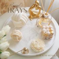 ราคา ถาดปูน วงกลม (ไซต์ L) (ลายหินอ่อน- ไม่ใส่ทอง) ถาดปูน พร็อพถ่ายรูป ถาดวางของ จานรองตกแต่งบ้าน จานรองเครื่องประดับ (21730814808)