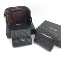 ราคา New Chanel Short Compact Wallet Black shw holo31 (6357114735)