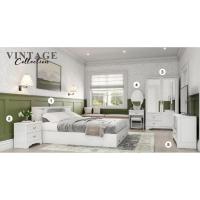 ราคา ชุดห้องนอน 5 ฟุต สีขาว 3 ชิ้น (3208266487)