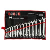 ราคา FORCE ประแจ ประแจแหวนข้างปากตาย ชุดประแจแหวนข้างปากตาย 14 ชิ้น (มิล) Model 5141K (9456728977)
