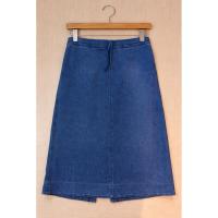ราคา มือสองกระโปรงยีนส์ UNIQLO ทรงตรง สีเข้ม (50806226122)