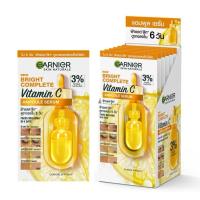 ราคา Garnier การ์นิเย่ แอมพูล เซรั่ม ไบรท์ คอมพลีท วิตามินซี สกิน แนทเชอรัลส์ 1.5มล (29063853432)
