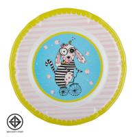 ราคา SuperSOSO! จานกลม จานเมลามีน Girl-ish Round Plate จานสวย ขนาด26ซม (10นิ้ว) เมลามีน มีสีสัน รูปแบบที่ชัดเจน จานลายการ์ตูน (19078460956)