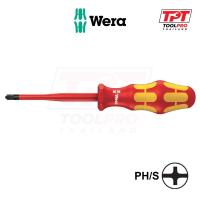 ราคา Wera ไขควงกันไฟฟ้า ปลายสลิม 162 iS PH/S VDE PlusMinus Phillips/Slotted Extra Slim Screwdriver (47406319985)