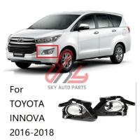 ราคา ฝาครอบไฟตัดหมอกสําหรับ TOYOTA INNOVA 2016 2017 2018 2019 ฝาครอบไฟตัดหมอกกันชนหน้าไฟตัดหมอก (44707230018)