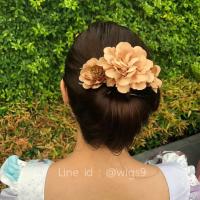 ราคา กิ๊บดอกไม้ (หลังเต่าใหญ่) สีเหลืองทอง (23747560852)