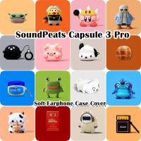 ราคา READY STOCK!นําไปใช้กับ SoundPeats Capsule 3 Pro เคส Case เคสหูฟัง ซิลิโคนนุ่ม เคส การ์ตูนง่าย NO.2 (29507850171)