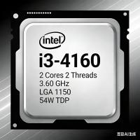 ราคา โปรเซสเซอร์ CPU Intel i3-4160 2 Core 4 สาย ใช้สล็อต LGA 1150, งานฝีมือ 22nm (44659061803)
