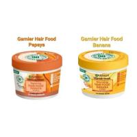 ราคา พร้อมส่ง ทรีตเมนต์มาส์กเส้นผม Garnier Ultimate Blends Hair Food Papaya ,Banana 390 ml. (24600999345)