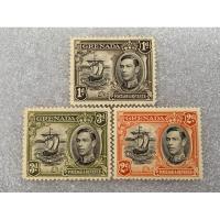 ราคา แสตมป์กรีเนดาชุดเรือใบ ปี1938 ยกชุด3ดวง (28110841785)