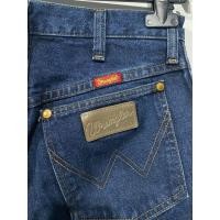 ราคา กางเกงยีนส์ ทรงกระบอก สียีนส์เข็ม MWZ แบรนด์ Wrangler Made in USA มือสอง แท้ (45708470370)