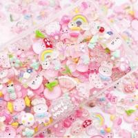 ราคา แชนมสไลม์แบบเรียบ 120 ชิ้น สีชมพู สำหรับตกแต่งโทรศัพท์ กล่องของเล่น หรืองานฝีมือ scrapbooking (49509270020)