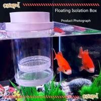 ราคา COUPLDW กล่องฟักไข่ลอย,กุ้ง Guppy Aquarium Breeder ปลาลอย Breeding กล่องแยก, ตาข่ายพลาสติกใสที่ถอดออกได้ ตู้ฟักปลา Incubator Breeder กล่อง (57558318526)