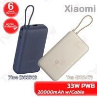 ราคา Xiaomi 33W PWB 20000mAh w/Cable พาวเวอร์แบงค์ความจุสูง มีให้เลือก 2 สี Blue(58250),Tan(58247) ประกันศูนย์ 6 เดือน (26134355538)
