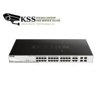 ราคา D-LINK รุ่น: DGS-1210-28MP อินเทอร์เฟซเครือข่าย: พอร์ต PoE 10/100/1000BASE-T 24 พอร์ต (43576100211)