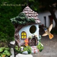 ราคา Creative B & B เครื่องประดับกลางแจ้ง Courtyard Garden เรซิ่นอนุบาลจี้ตกแต่งหอพัก Big Tree Bird House ตกแต่งบ้าน 1K7C (48609086858)