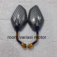 ราคา SPION CARBON TWOTONE MINI MODEL JUPITER DAUN BUAT MIO FINO VIXION NMAX JUPITER MX JUPITER Z DLL (54005359381)