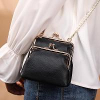 ราคา กระเป๋าสะพายสตรี MINI PEARL CHAIN PARTY หนังสีดํา OHENA TA640B5 กระเป๋าสะพายข้างขนาดเล็กสําหรับ GIRLS เกาหลีแฟชั่น TEENAGER RECENT แบรนด์ BATAM (22530719307)