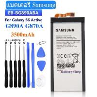 ราคา แบตเตอรี่ Samsung Galaxy S6 Active G890A G870A EB-BG890ABA แบตเตอรี่ 3500MAh (47157462304)